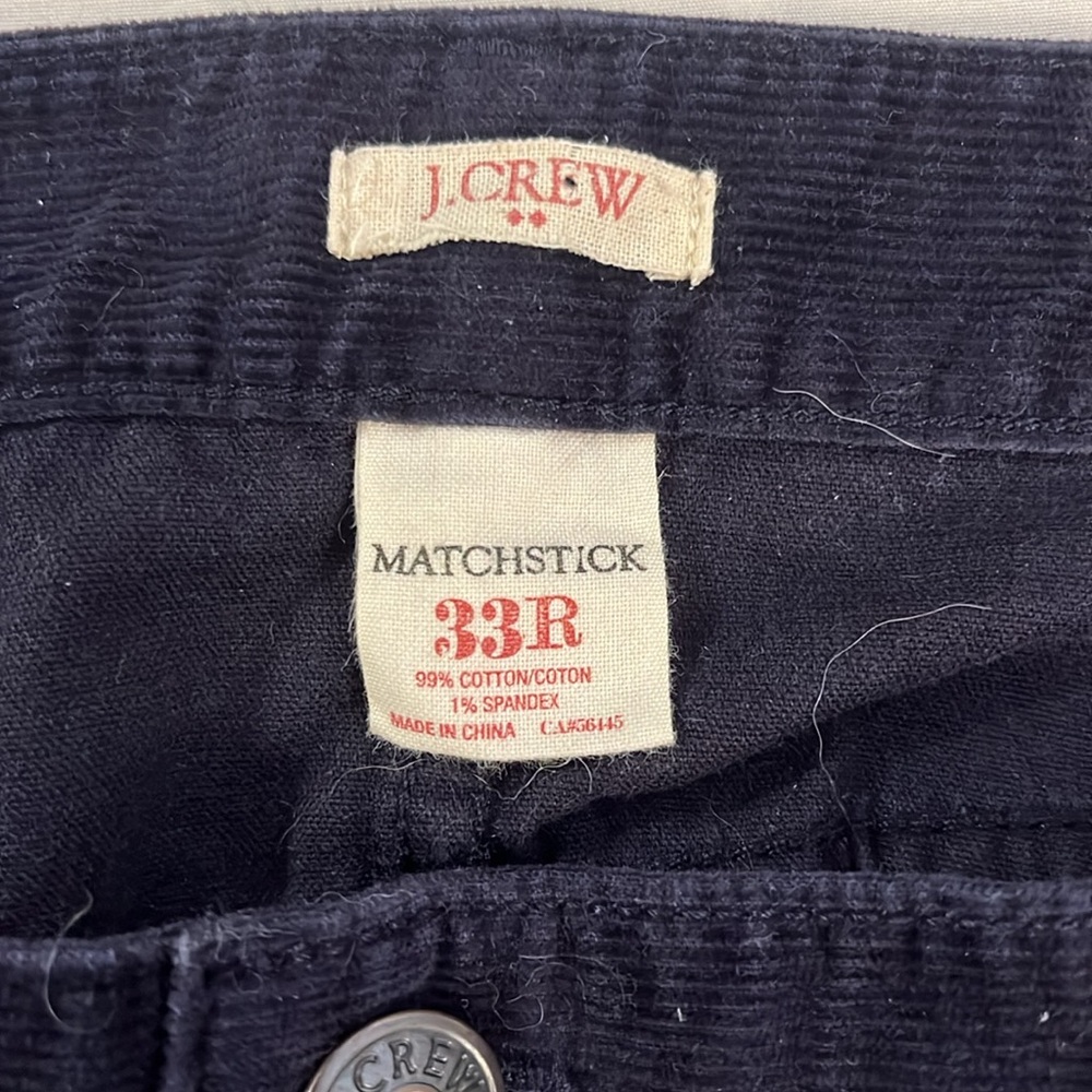 **2/$22** J Crew Cords - Size 33R